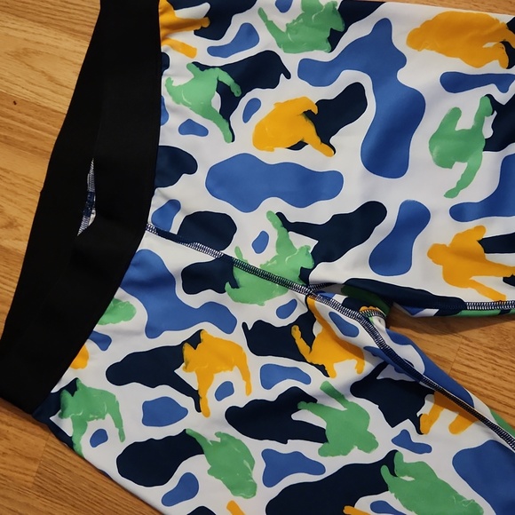 Adidas techfit multi color leggings L - Picture 2 of 4